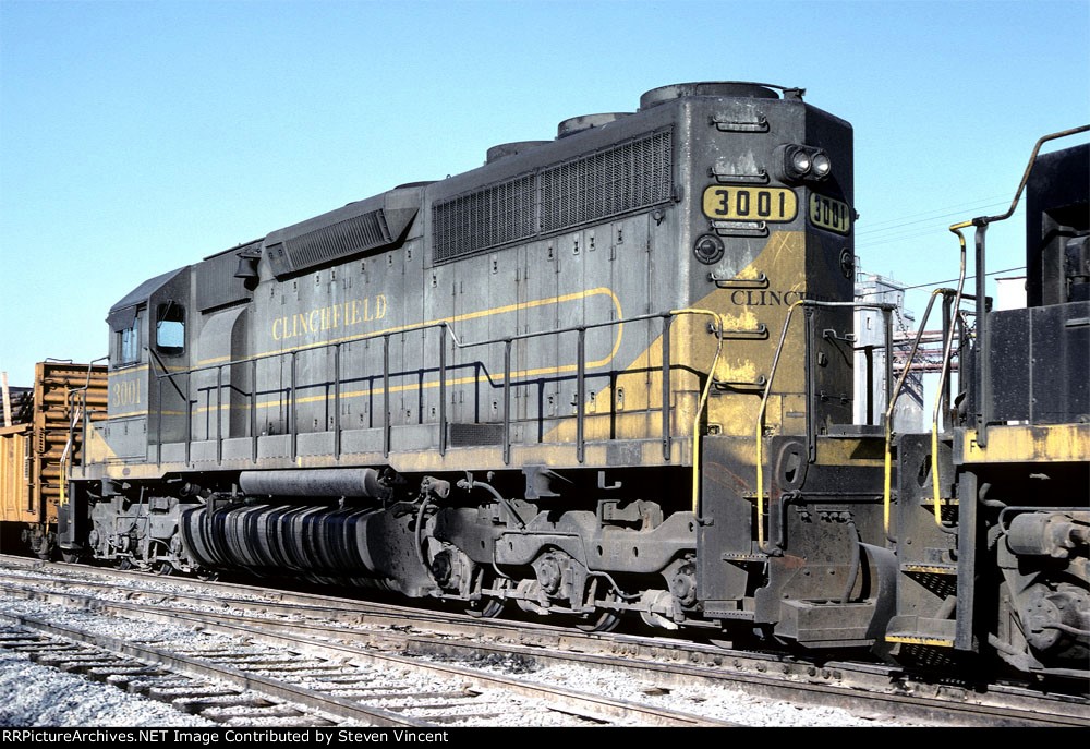 Clinchfield SD40 CRR #3001